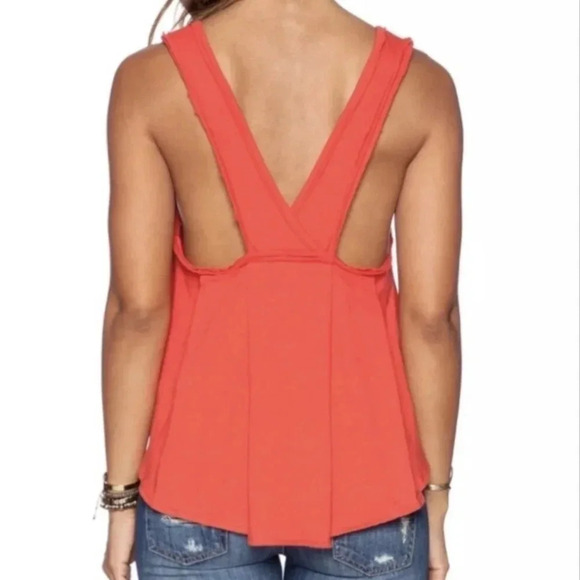 We The Free People Toying Around Tank, Color Pomegranate Size SP - Picture 2 of 15
